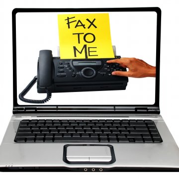 best online fax service ringcentral laptop yellow fax to me fax page fax machine image on display